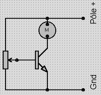 Variation via un transistor